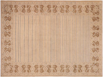 Bohemian Gabbeh Delora Multi/Brown Wool Rug - 10'1'' x 13'2''